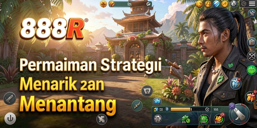 Tampilan gameplay strategis menantang di 888R.