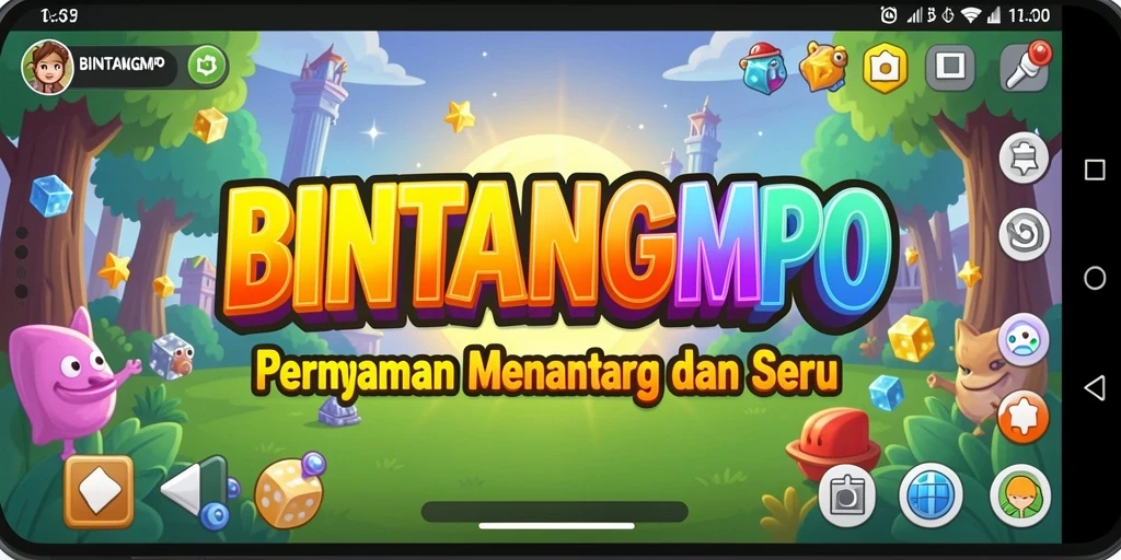 Tampilan gameplay puzzle yang menarik dan menantang di BINTANGMPO.