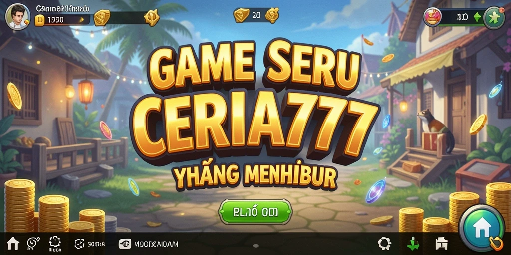 Menampilkan gameplay CERIA777 yang menarik dengan elemen Idle.