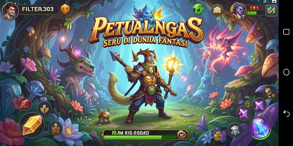 Tampilan gameplay menarik dari FILTER303 dengan aksi ARPG yang intens.