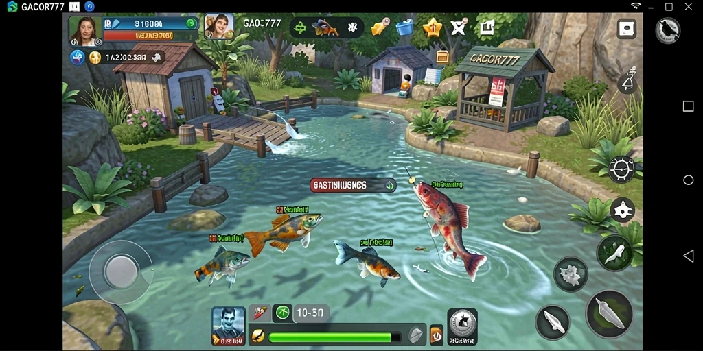 Gameplay GACOR777 yang menampilkan keseruan memancing di lautan.