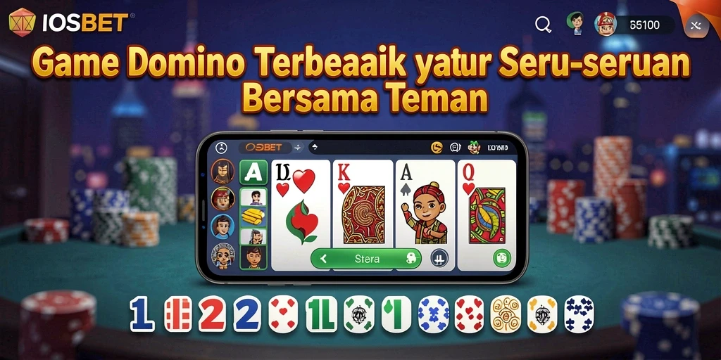 Screenshot gameplay <strong>IOSBET</strong> yang menunjukkan aksi seru dalam permainan Domino.