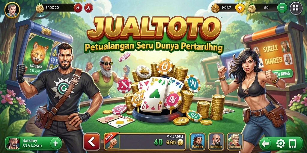 Screenshot gameplay <strong>JUALTOTO</strong> dengan aksi seru di level petualangan.