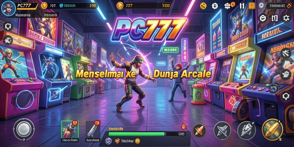 Tangkapan layar menunjukkan gameplay seru dan penuh aksi dari PC777.