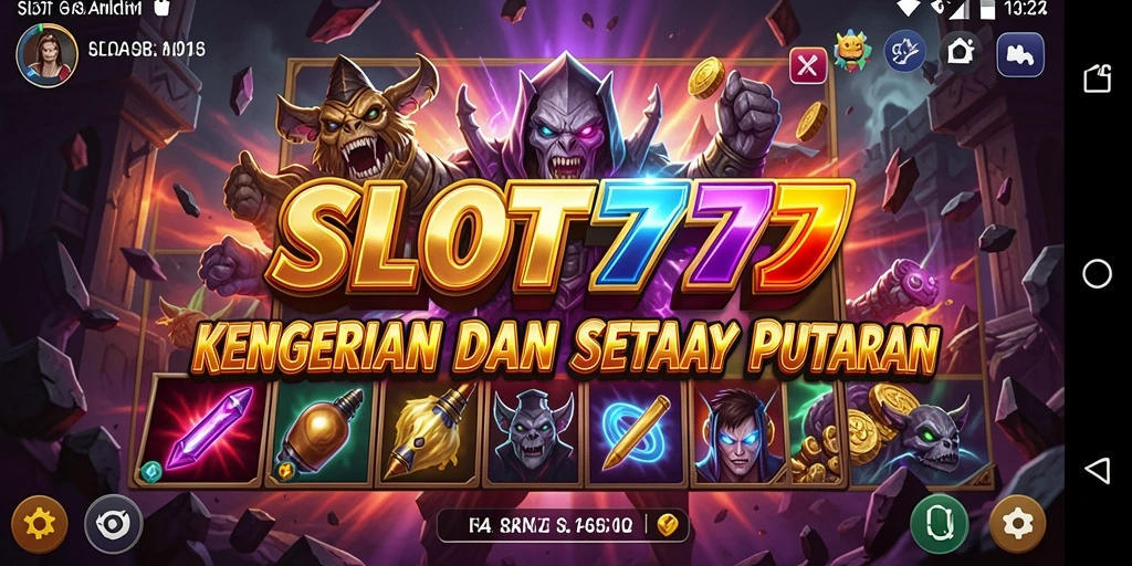 Tampilan seram dari permainan yang menegangkan dan menghantui.