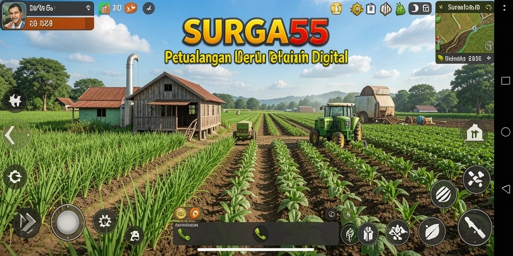 Tampilan gameplay SURGA55 yang menarik dan penuh warna.