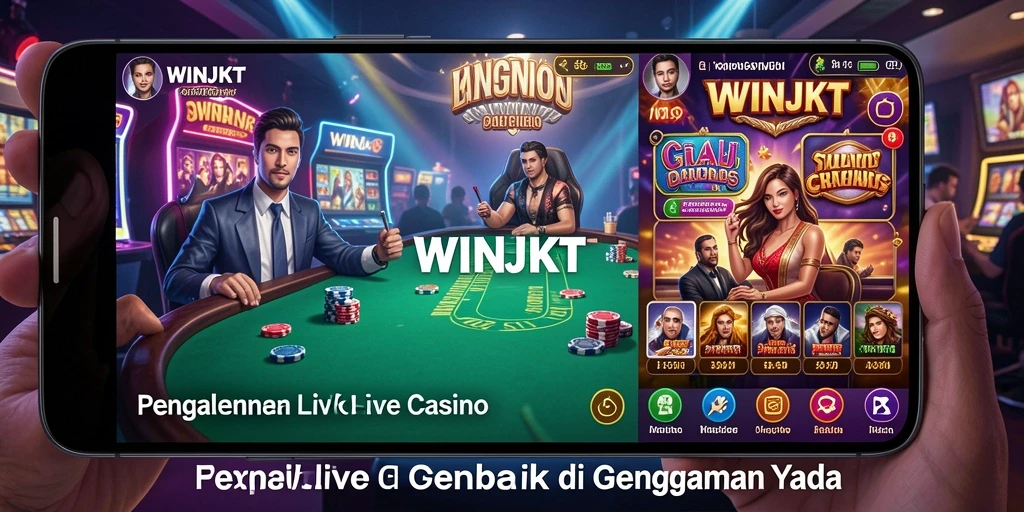 Screenshot gameplay Live Casino yang menarik di WINJKT.